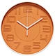 big numbers wall clock